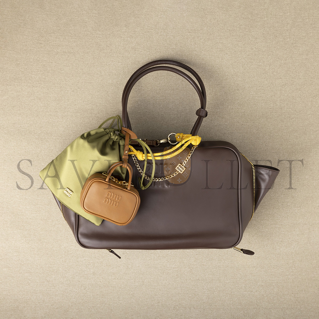 MIUMIU LEATHER MICRO BAG 5NR036 (11*7*4cm)